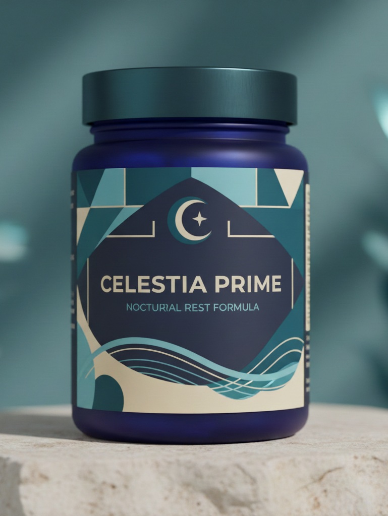 Celestia Prime natural supplement bottle